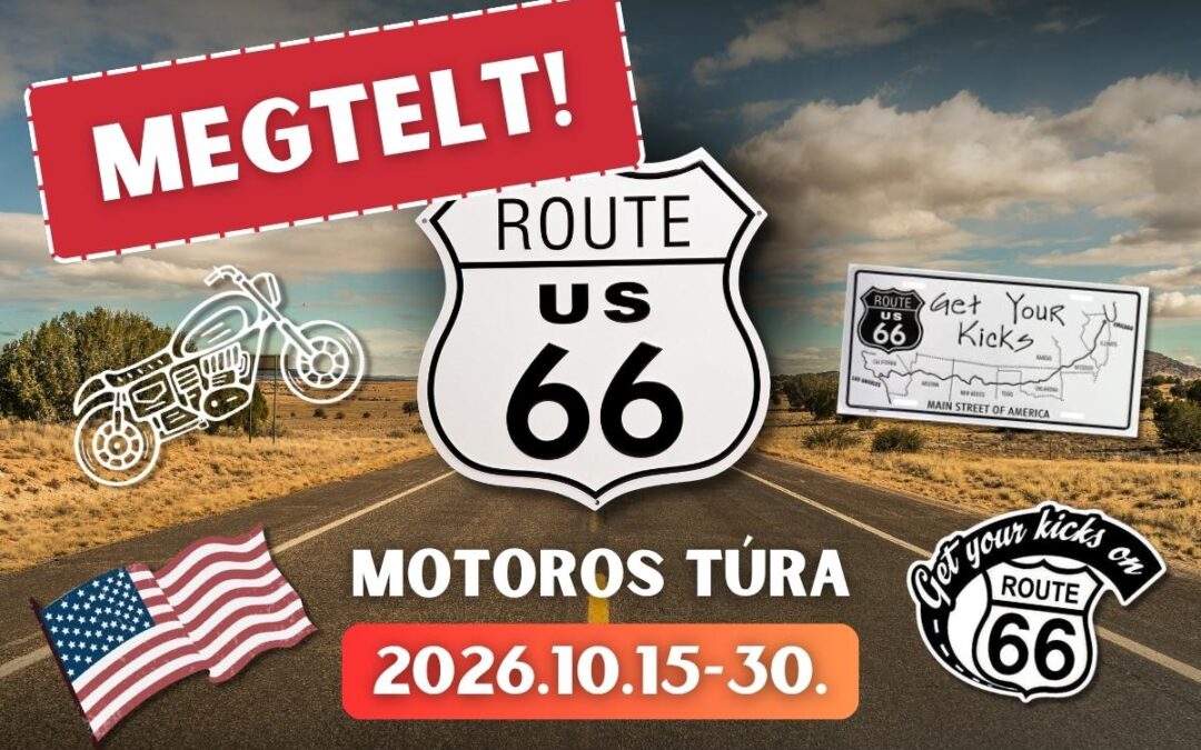 Route 66 motoros túra | 2026.október 15-30.